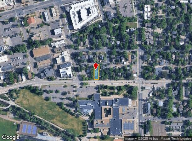 1525 Arapahoe Ave, Boulder, CO Parcel Map