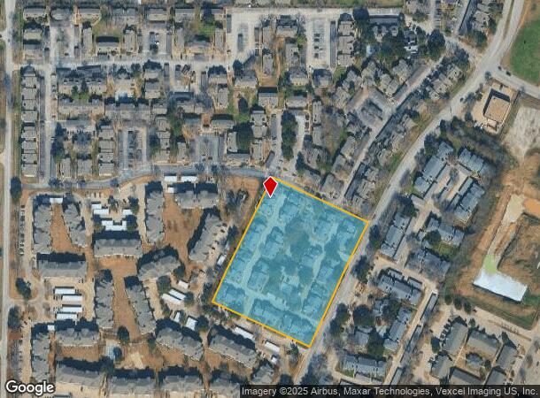 3500 S Fielder Rd, Arlington, TX Parcel Map