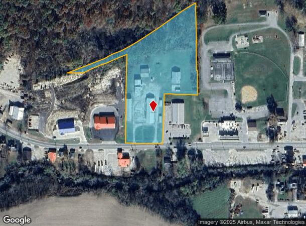  1200 W Main St, Paoli, IN Parcel Map