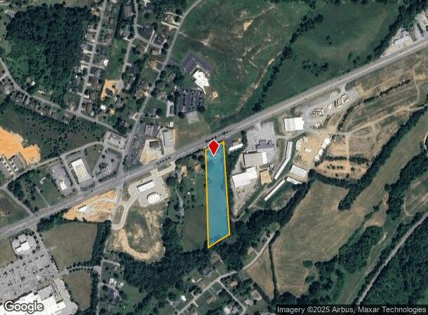  1628 E Jackson Blvd, Johnson City, TN Parcel Map