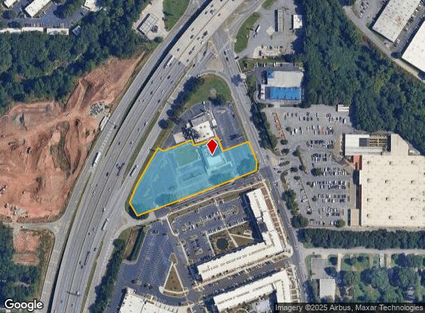  6363 Peachtree Industrial Blvd, Atlanta, GA Parcel Map