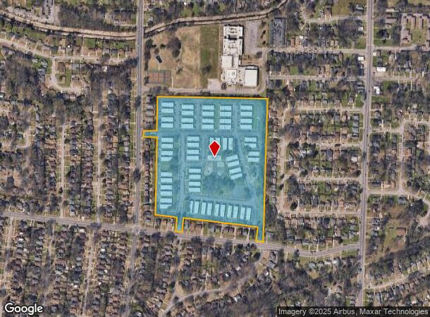  2040 Vollintine Ave, Memphis, TN Parcel Map
