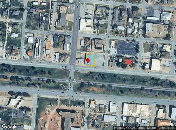 1634 N 1St St, Abilene, TX Parcel Map