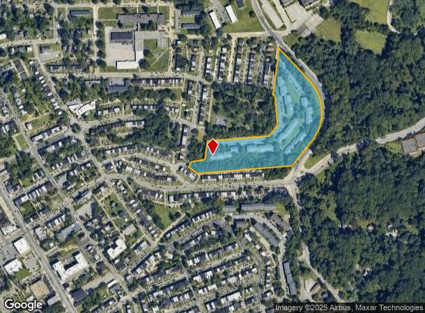  2500 Edgecombe Cir N, Baltimore, MD Parcel Map