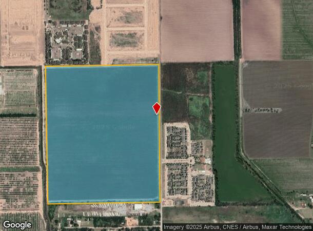  2 1/2 W Mile 2 1/2 W, Weslaco, TX Parcel Map