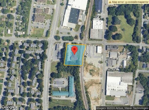  107 W Whittington St, Greensboro, NC Parcel Map