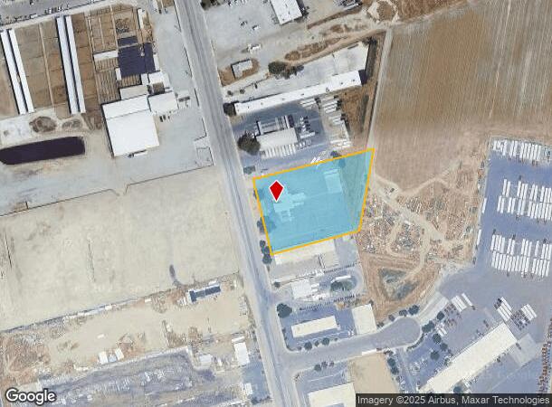 4416 S K St, Tulare, CA Parcel Map