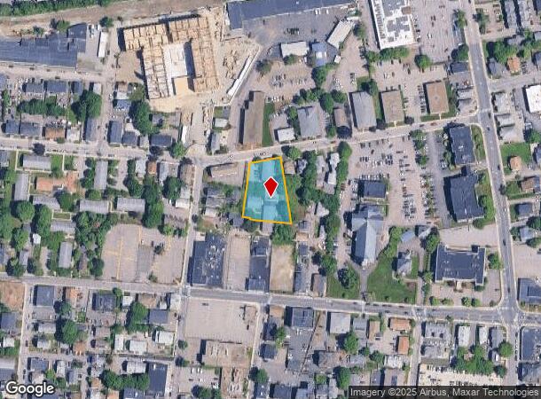  56 Pond St, Waltham, MA Parcel Map