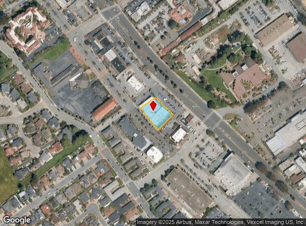  1080 Broadway, Millbrae, CA Parcel Map