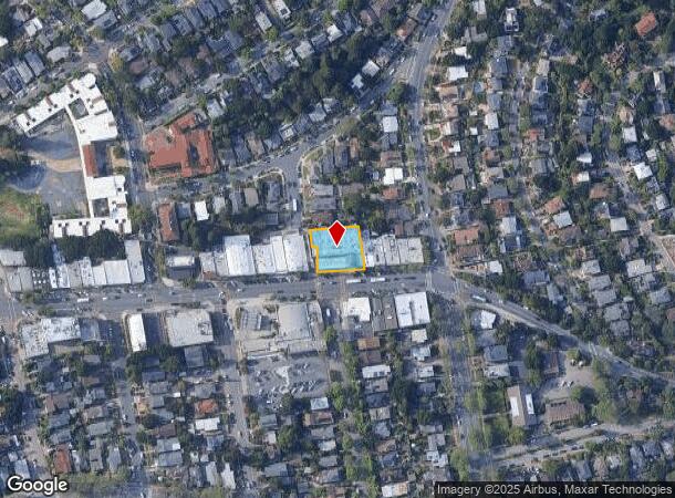  1861 Solano Ave, Berkeley, CA Parcel Map