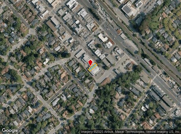  1752 Laurel St, San Carlos, CA Parcel Map