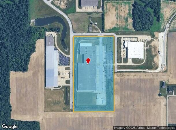 2301 N Priority Way, Yorktown, IN Parcel Map