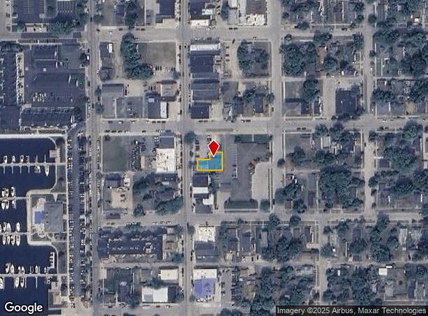  411 S James St, Ludington, MI Parcel Map