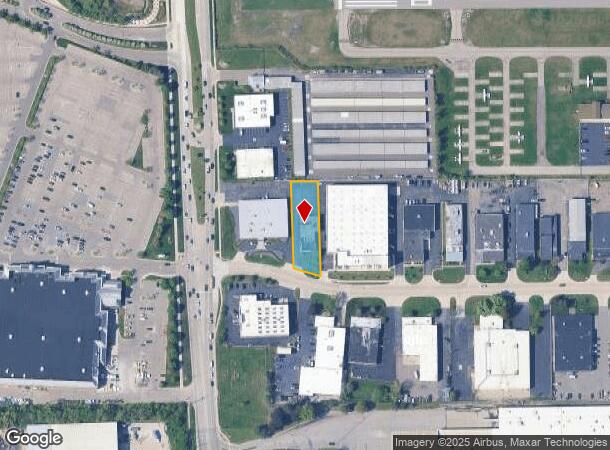 2922 Industrial Row Dr, Troy, MI Parcel Map