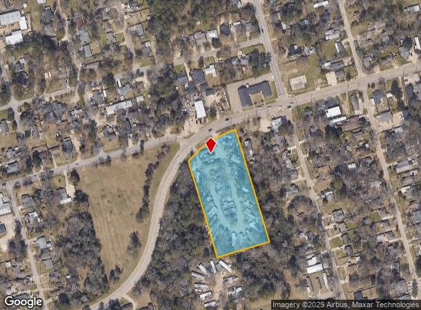  405 Silverdale Dr, Conroe, TX Parcel Map