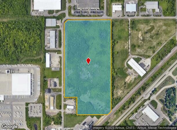 Sanders Rd, Lansing, MI Parcel Map