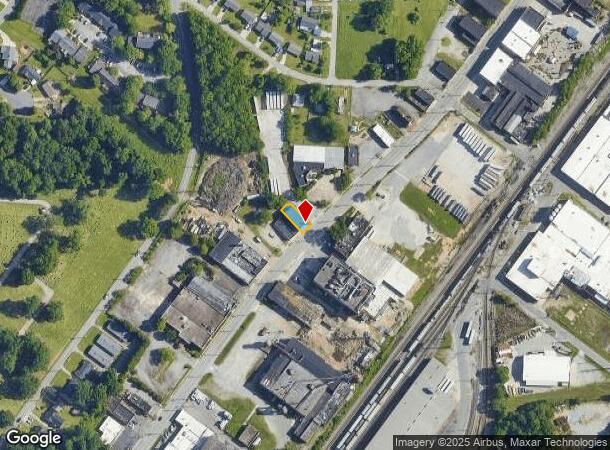  1650 W English Rd, High Point, NC Parcel Map