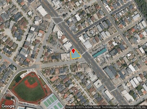  1601 El Camino Real, Millbrae, CA Parcel Map