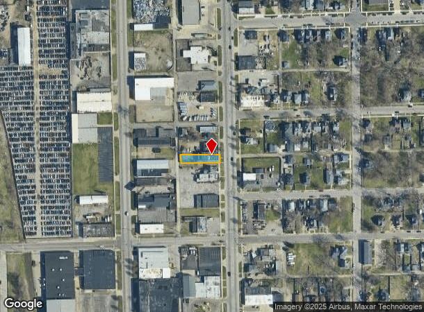  1809 S Michigan St, South Bend, IN Parcel Map