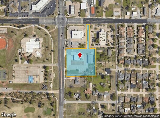  208 S Douglas Blvd, Oklahoma City, OK Parcel Map