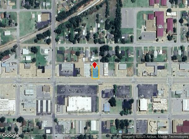 1201 W Gary Blvd, Clinton, OK Parcel Map