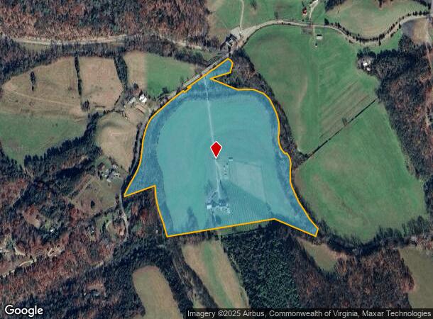 4289 Northfork Rd, Elliston, VA Parcel Map