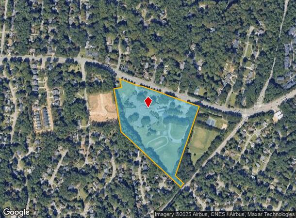  1601 Lynn Rd, Raleigh, NC Parcel Map