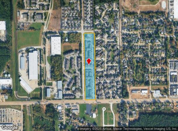 14810 Crosswinds Dr, Houston, TX Parcel Map