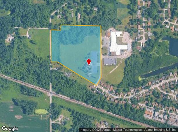 5920 Waite St, Merrillville, IN Parcel Map