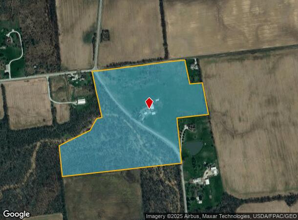  3219 Ostrander Rd, Ostrander, OH Parcel Map