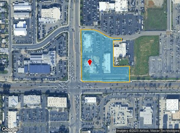 7050 N Palm Ave, Fresno, CA Parcel Map