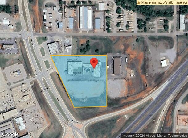  2500 S Main St, Elk City, OK Parcel Map