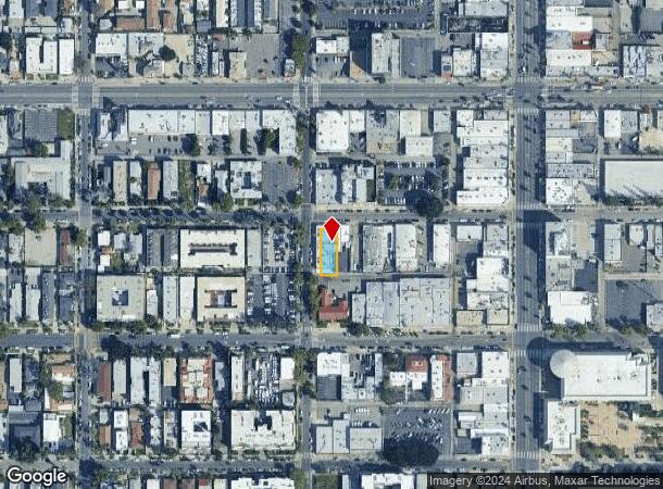  14554 Friar St, Van Nuys, CA Parcel Map