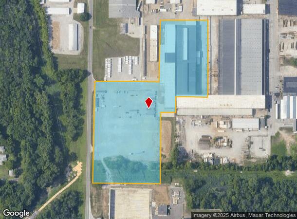  3350 Claremont Ave, Evansville, IN Parcel Map