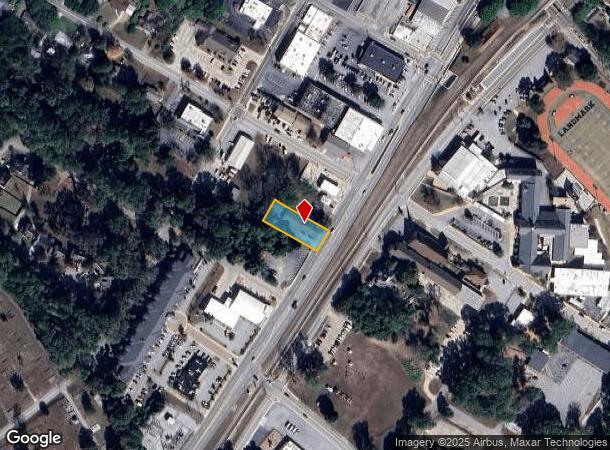 117 W Broad St, Fairburn, GA Parcel Map