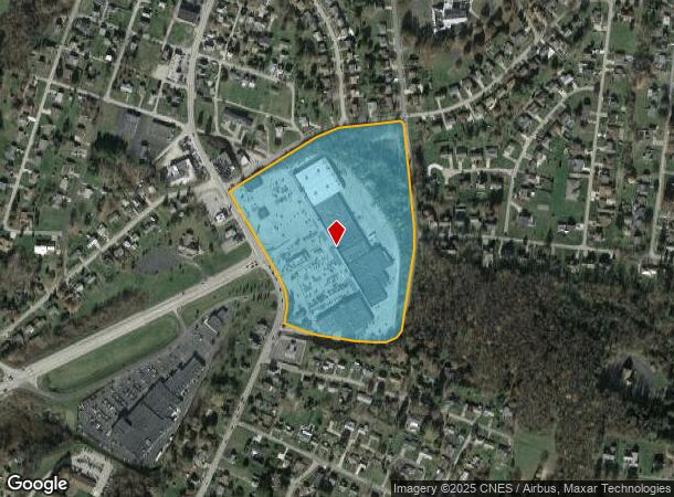  575 Morgantown Rd, Uniontown, PA Parcel Map