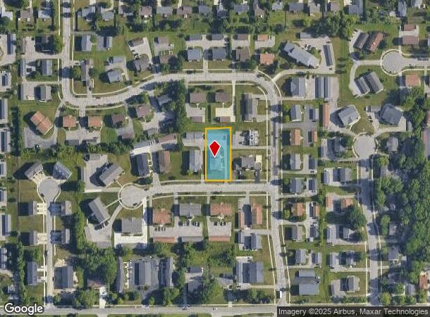  1061 Abbey Ct, Holland, MI Parcel Map