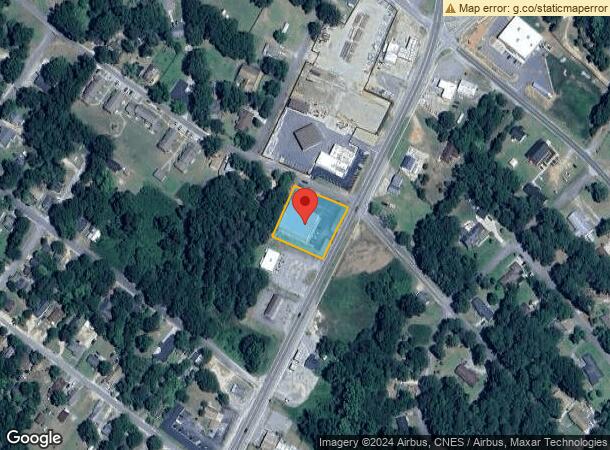  287 Lee St, Johnston, SC Parcel Map