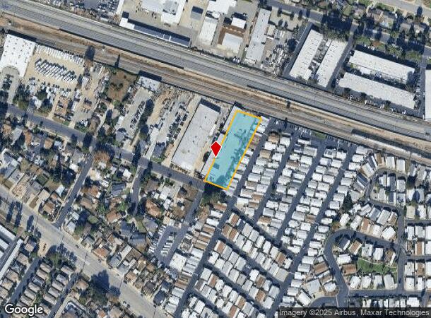2717 Sierra Way, La Verne, CA Parcel Map