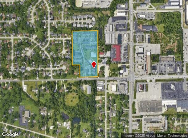  4904 E Thompson Rd, Indianapolis, IN Parcel Map