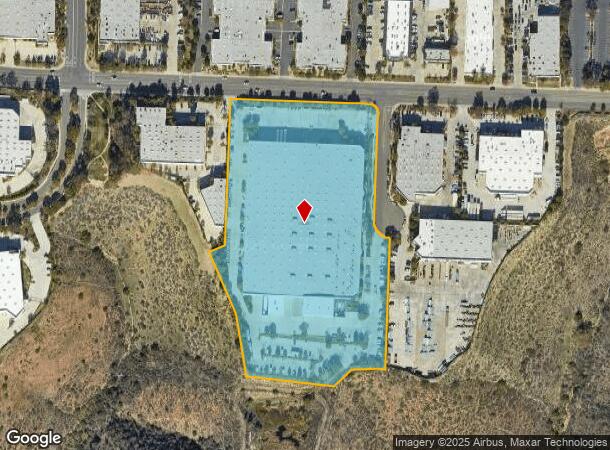  11906 Tech Center Ct, Poway, CA Parcel Map