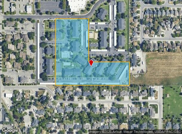  1601 W Fox Park Dr, West Jordan, UT Parcel Map