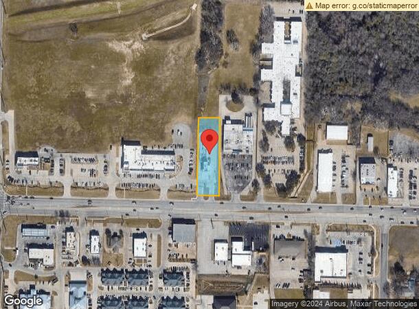  2038 W University Dr, Denton, TX Parcel Map