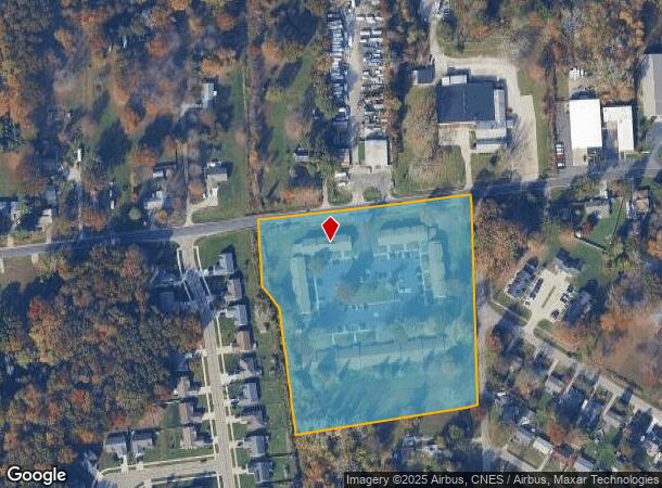 2101 Fruit St, Algonac, MI Parcel Map