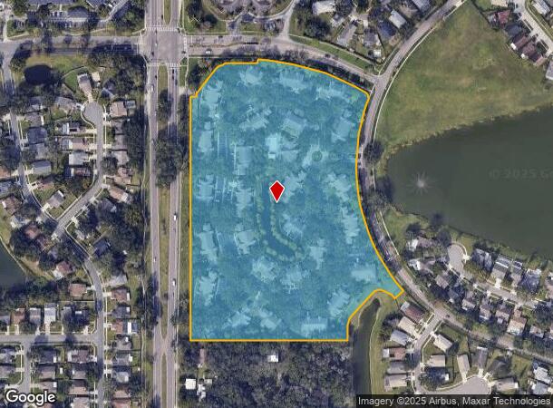  1702 Chapel Tree Cir, Brandon, FL Parcel Map