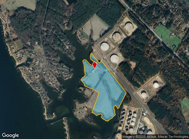  17815 Piney Point Rd, Tall Timbers, MD Parcel Map