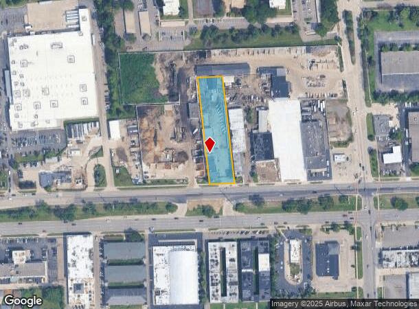  22180 W 8 Mile Rd, Southfield, MI Parcel Map