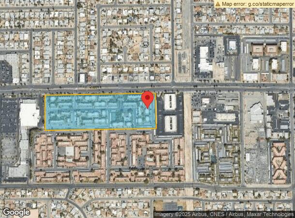  1655 E Sahara Ave, Las Vegas, NV Parcel Map