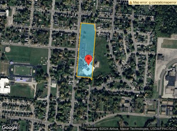  1500 Tibbetts Ave, Springfield, OH Parcel Map