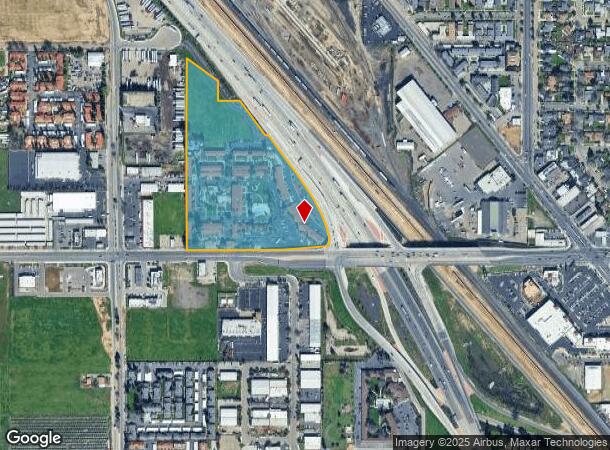 2550 W Clinton Ave, Fresno, CA Parcel Map